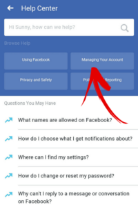 Managing Your Account