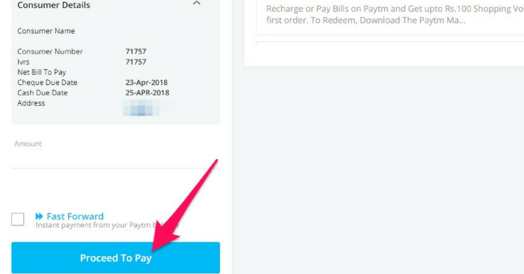 Proceed To Pay
