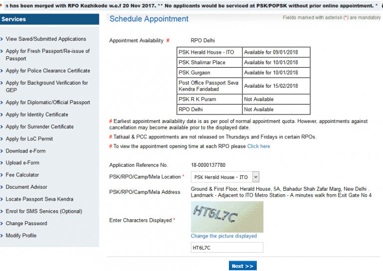 Schedule Appointment 