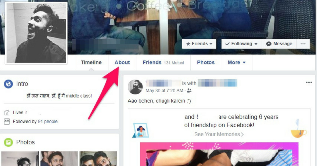 Facebook - About 