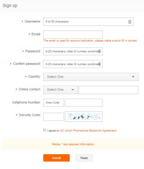 Sign UP