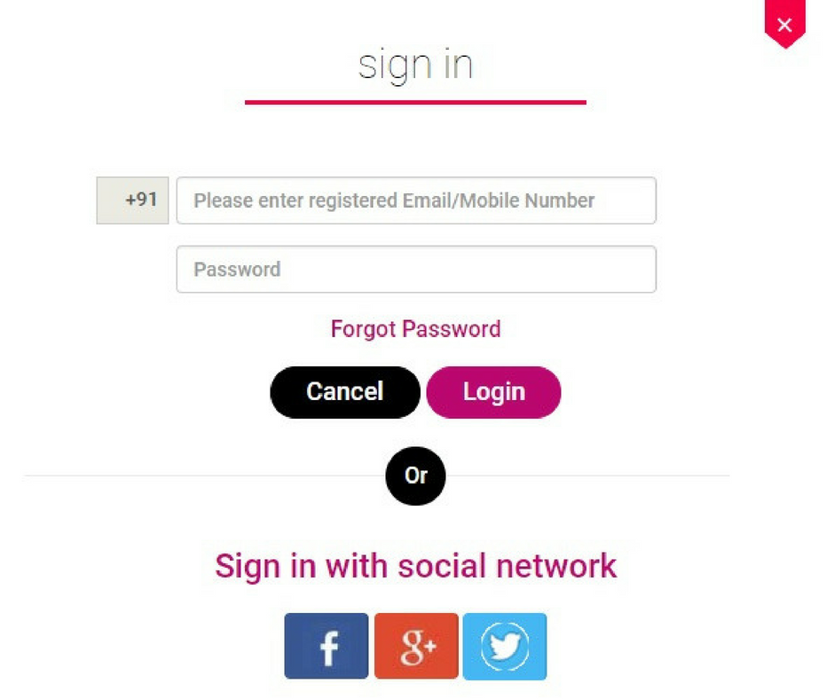 sign in