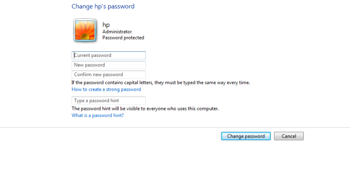 Set Password