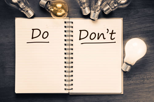 do donts in resume