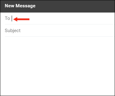 gmail to option