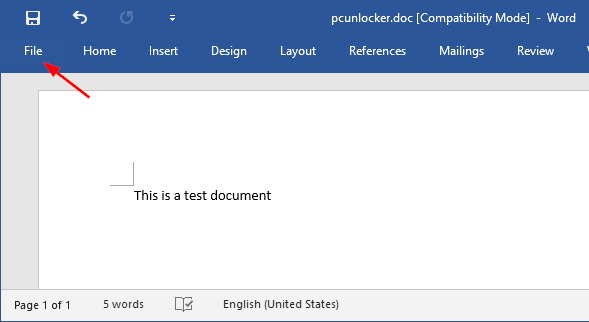 open word doc