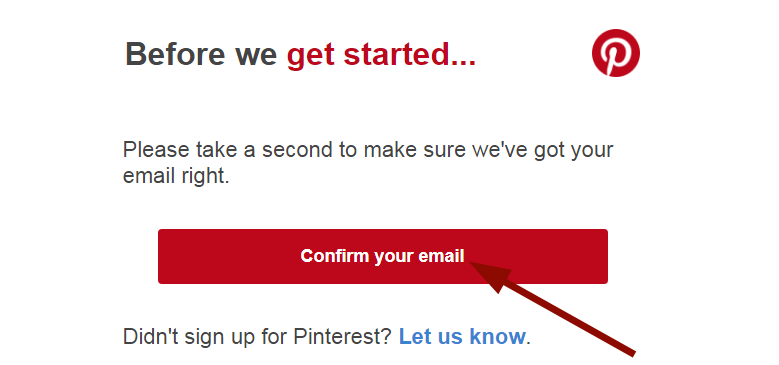 Confirm Email