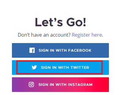 Sign In With Twitter