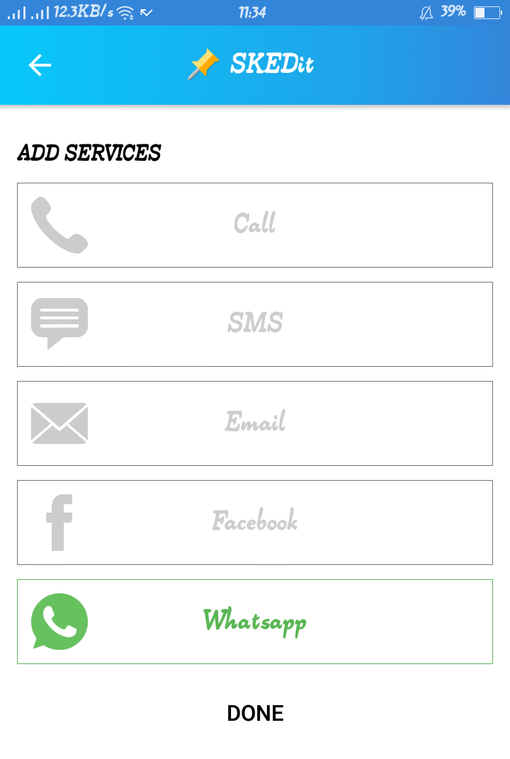 Select Add Services