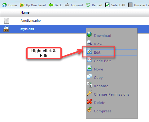 Assign Template Name
