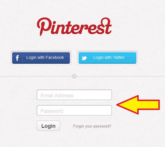 Login Pinterest Account