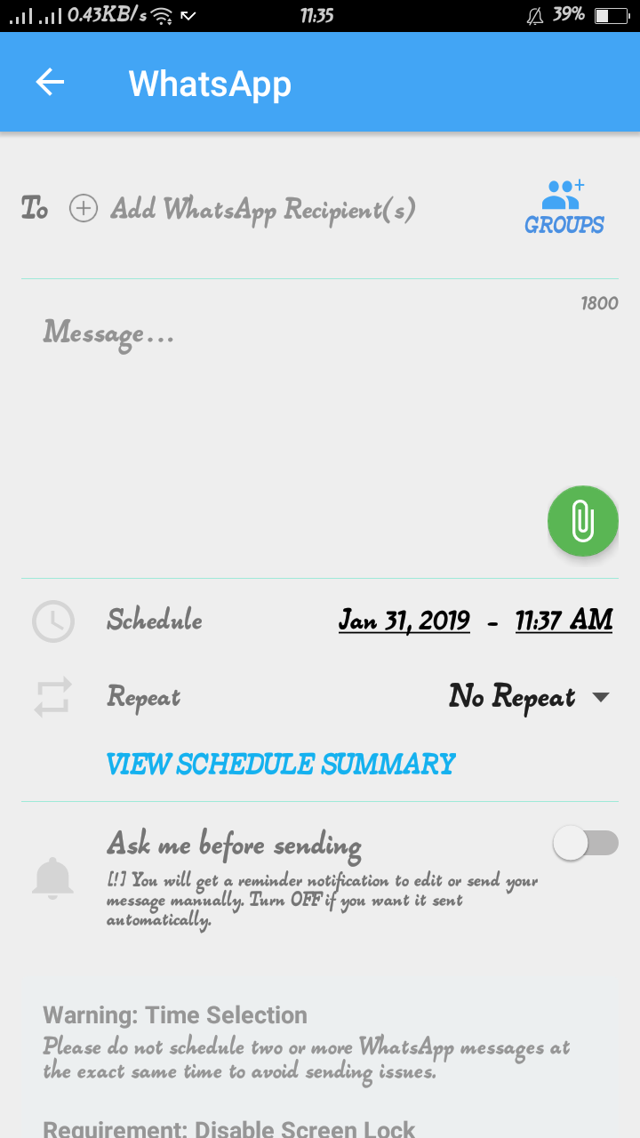 Select Date And Time