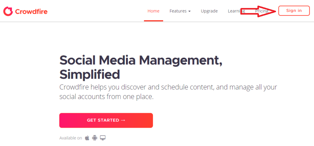 Click On Sign In Button
