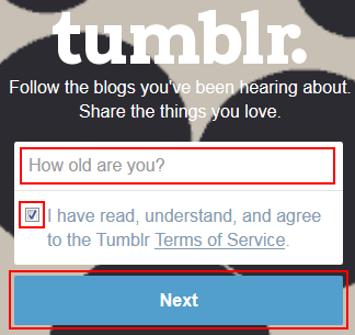 Enter Your Age