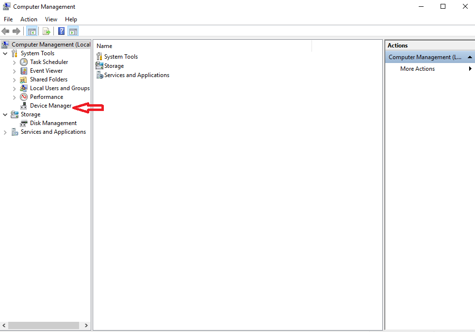 Tap On Device Manager