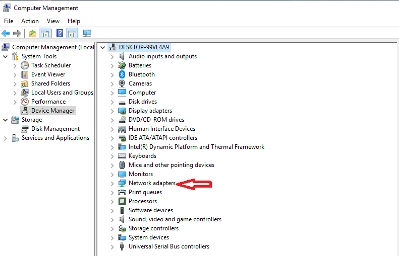 Tap On Network Adapters