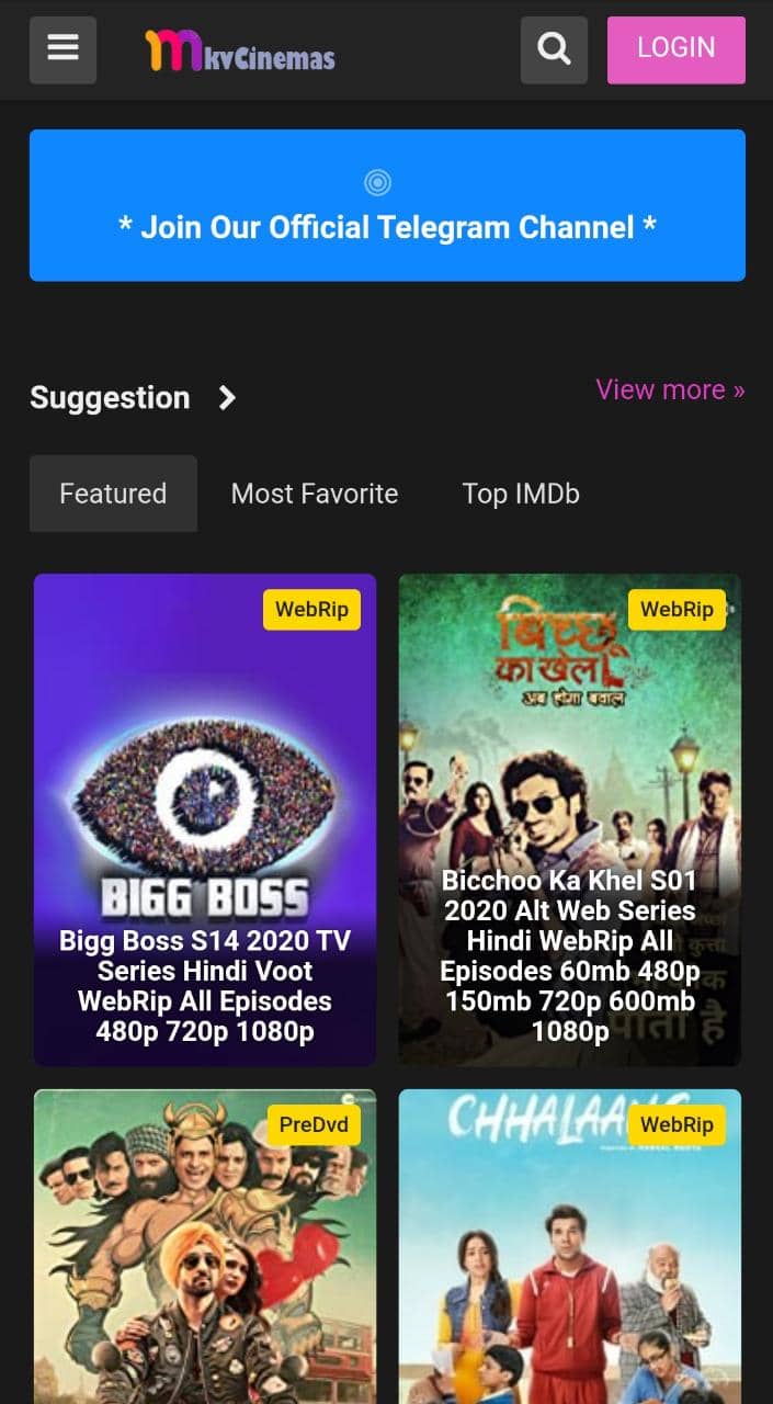 mkvCinemas.com A to Z