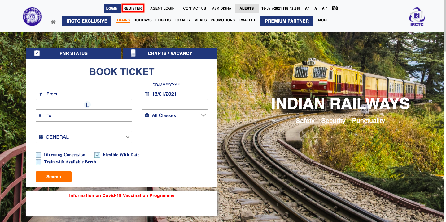 irctc id kaise banaye