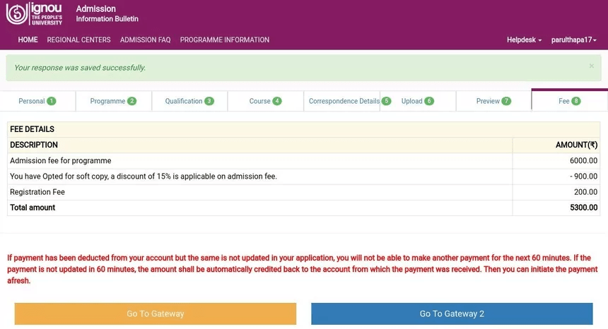 Select Payment Mode