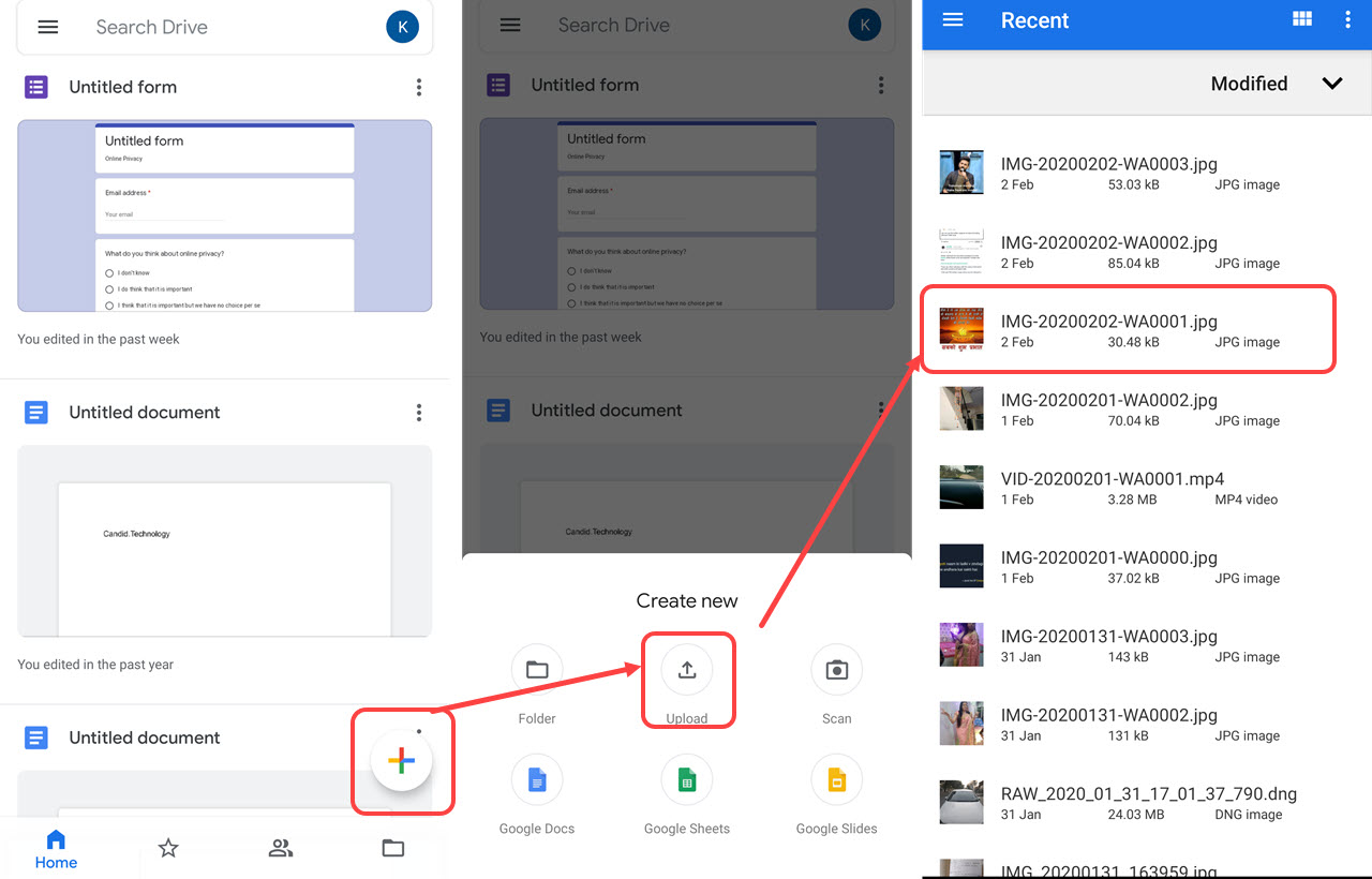 Upload Photos From Adroid To Google Drive