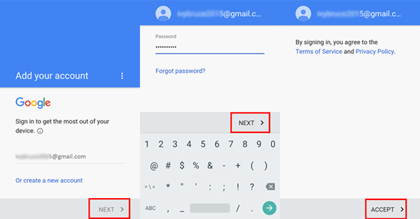 Add A Google Account