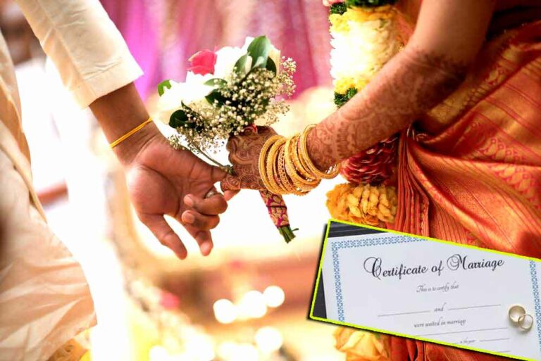 एमपी मैरिज रजिस्ट्रेशन – विवाह प्रमाण पत्र ऑनलाइन पंजीकरण के लिए दस्तावेज